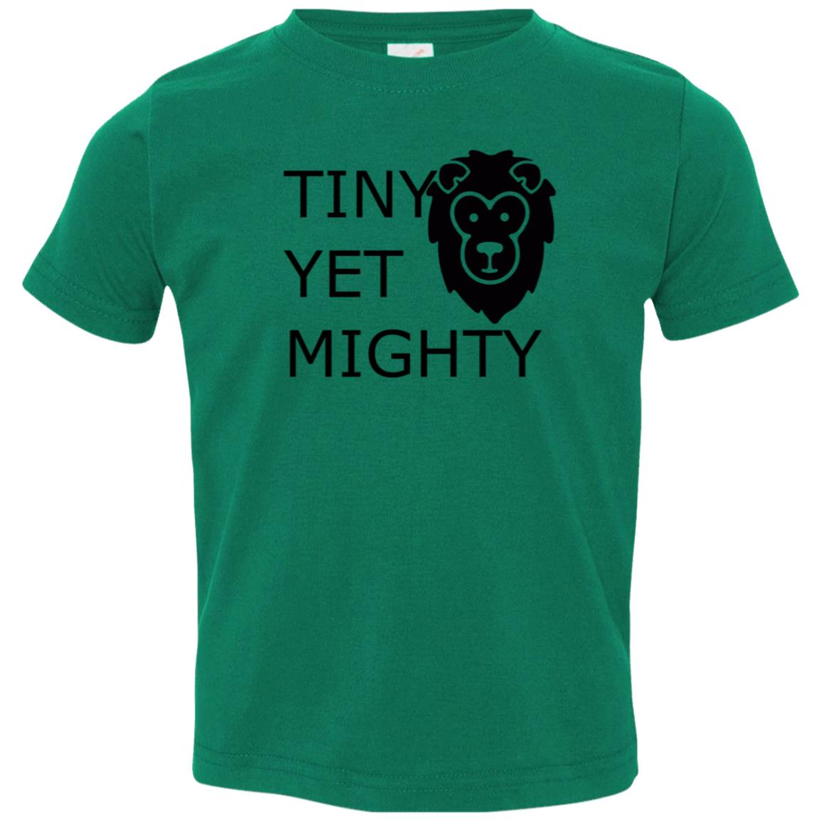 Toddler Jersey T-Shirt-Tiny Yet Mighty