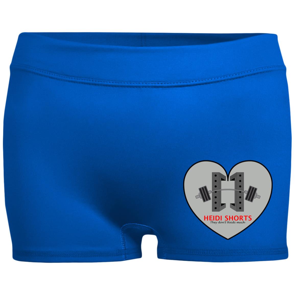 HS Heart Ladies' Fitted Moisture-Wicking 2.5 inch Inseam Shorts