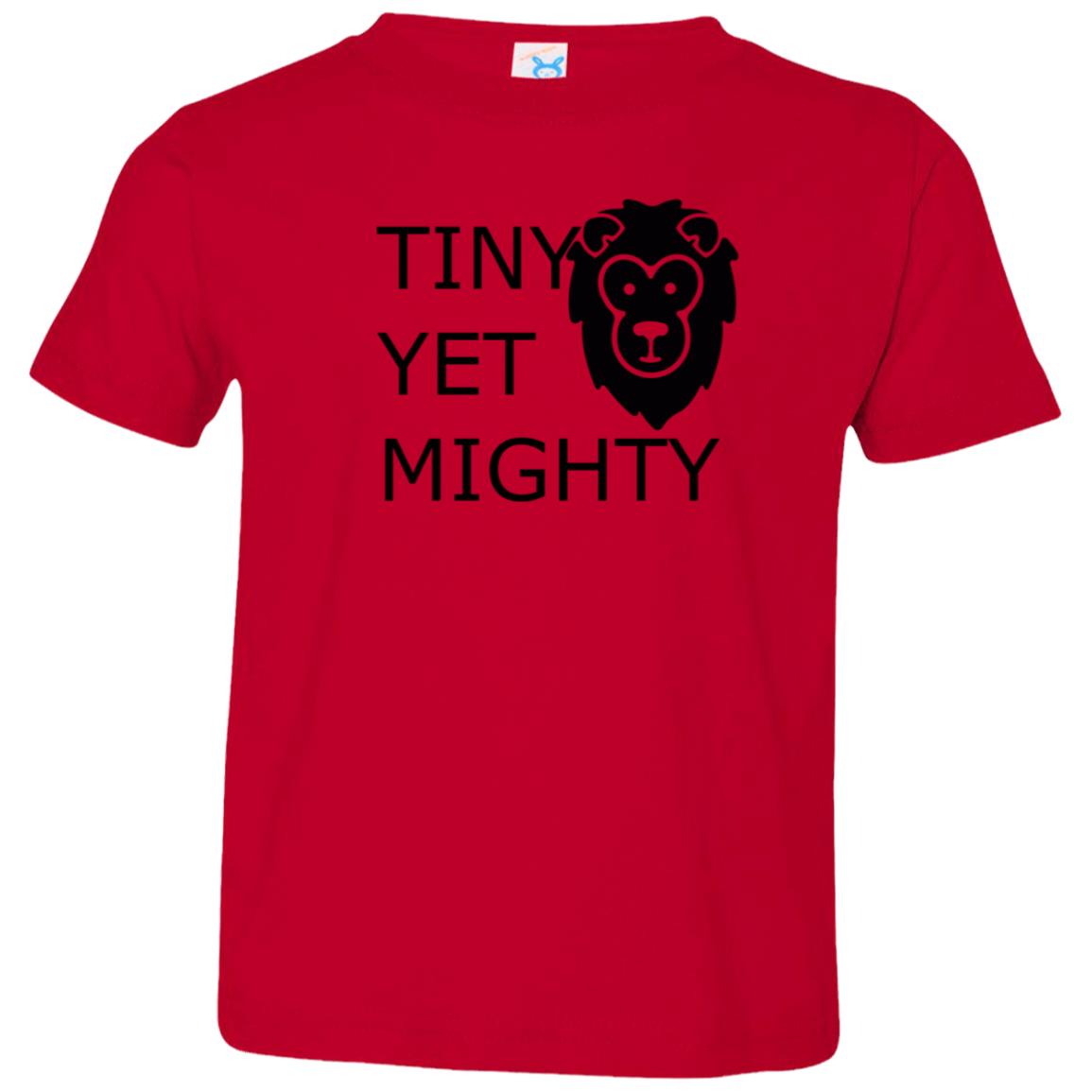 Toddler Jersey T-Shirt-Tiny Yet Mighty