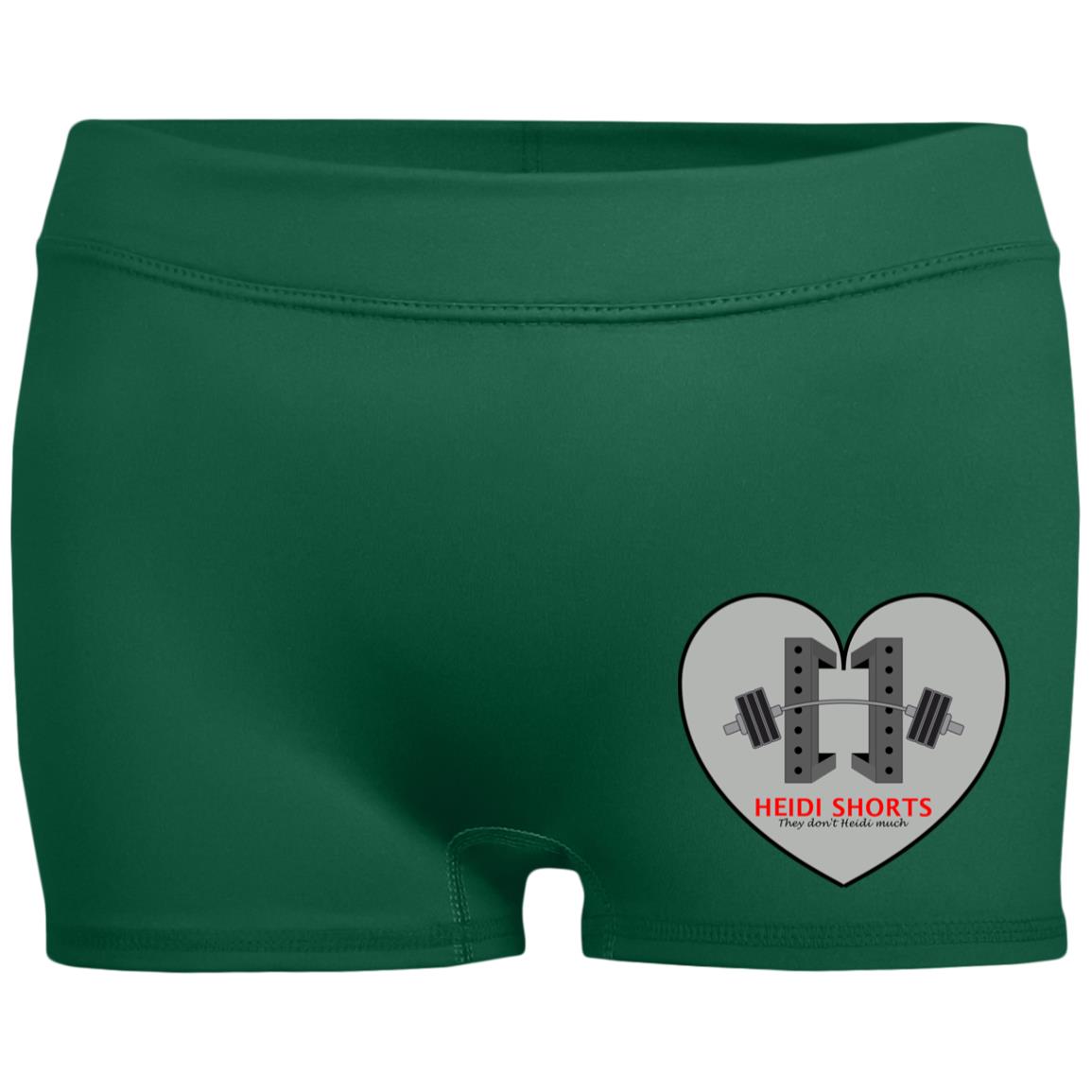 HS Heart Ladies' Fitted Moisture-Wicking 2.5 inch Inseam Shorts