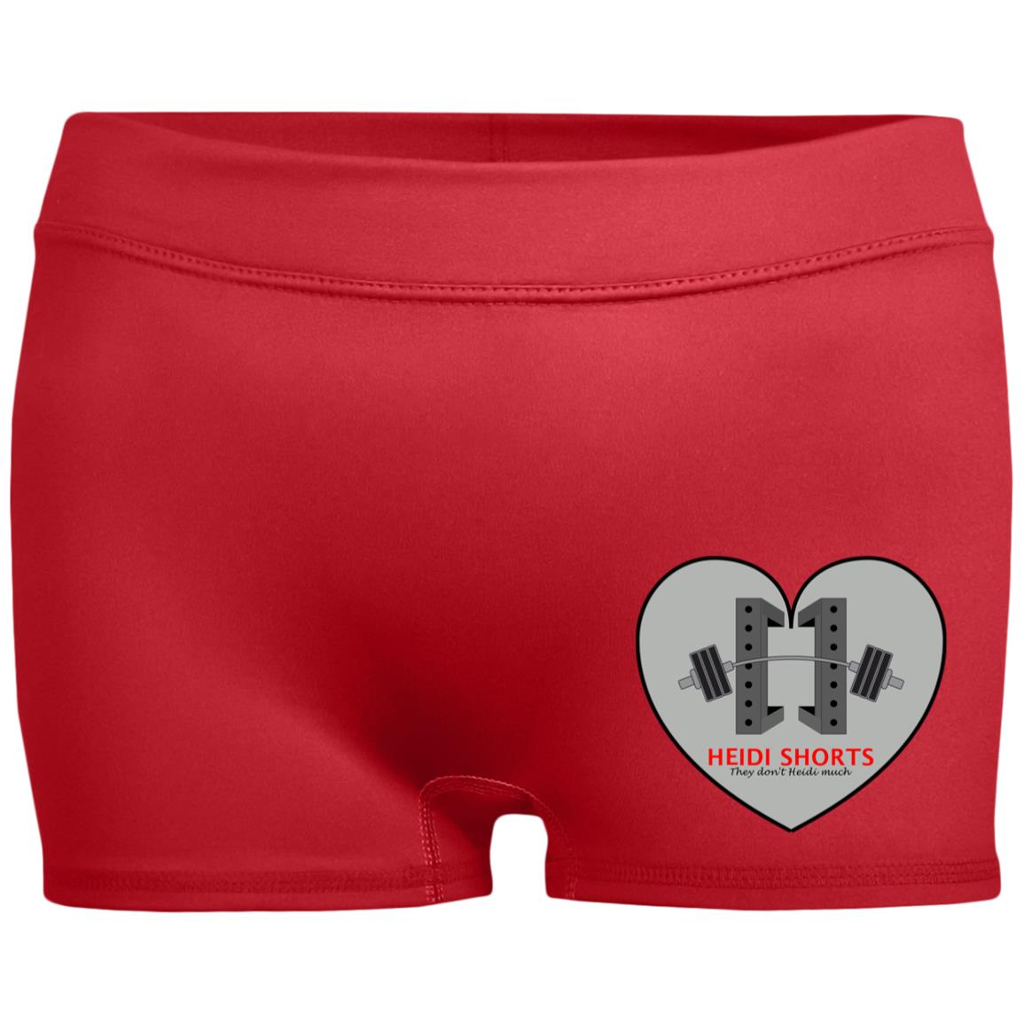 HS Heart Ladies' Fitted Moisture-Wicking 2.5 inch Inseam Shorts