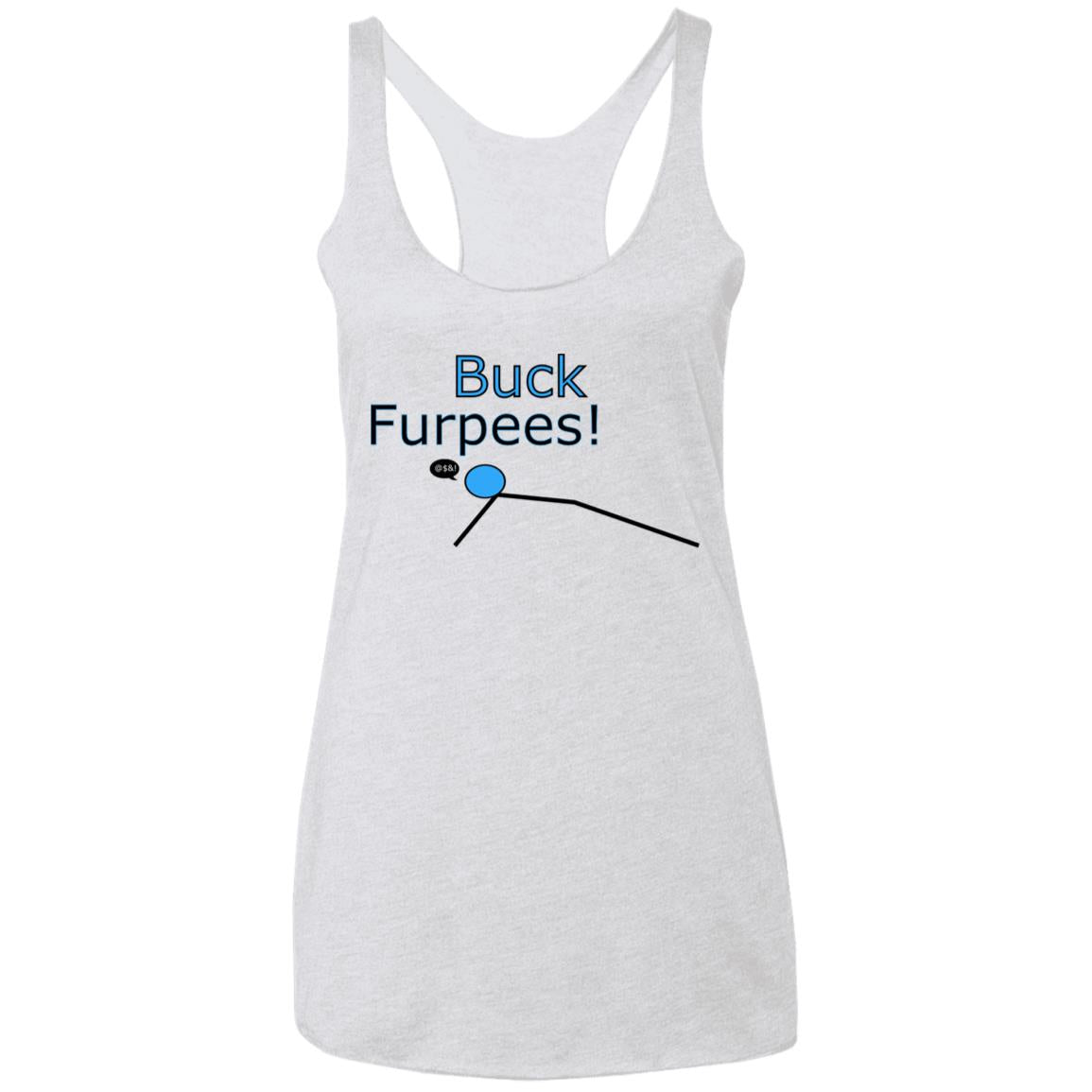 Buck Furpees Ladies' Triblend Racerback Tank