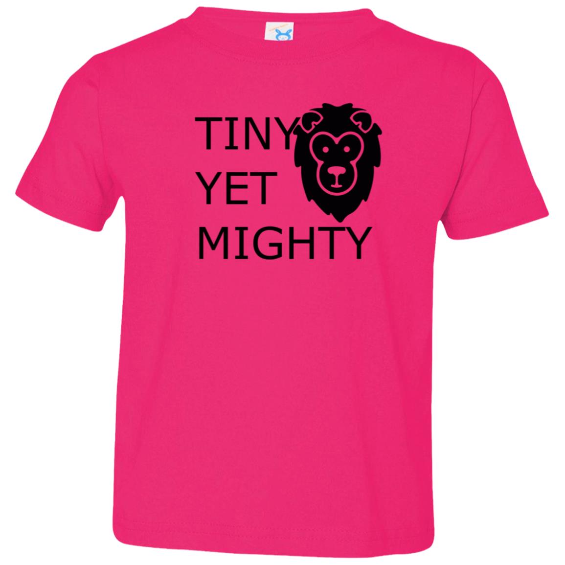 Toddler Jersey T-Shirt-Tiny Yet Mighty