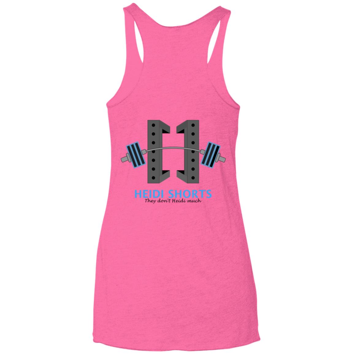 Buck Furpees Ladies' Triblend Racerback Tank