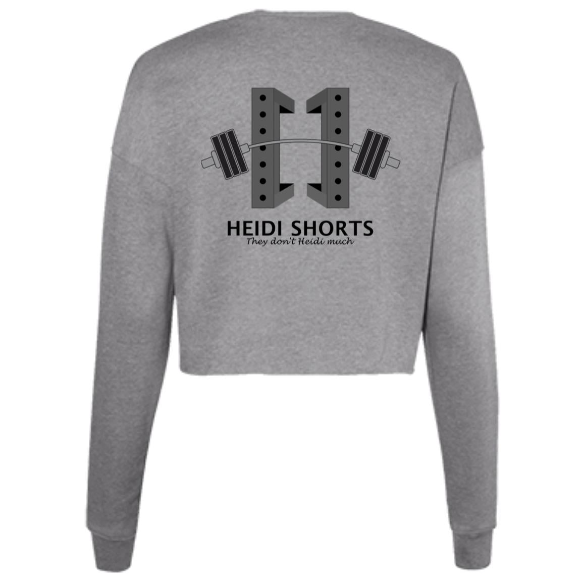 I Crossfit Ladies' Cropped Fleece Crew