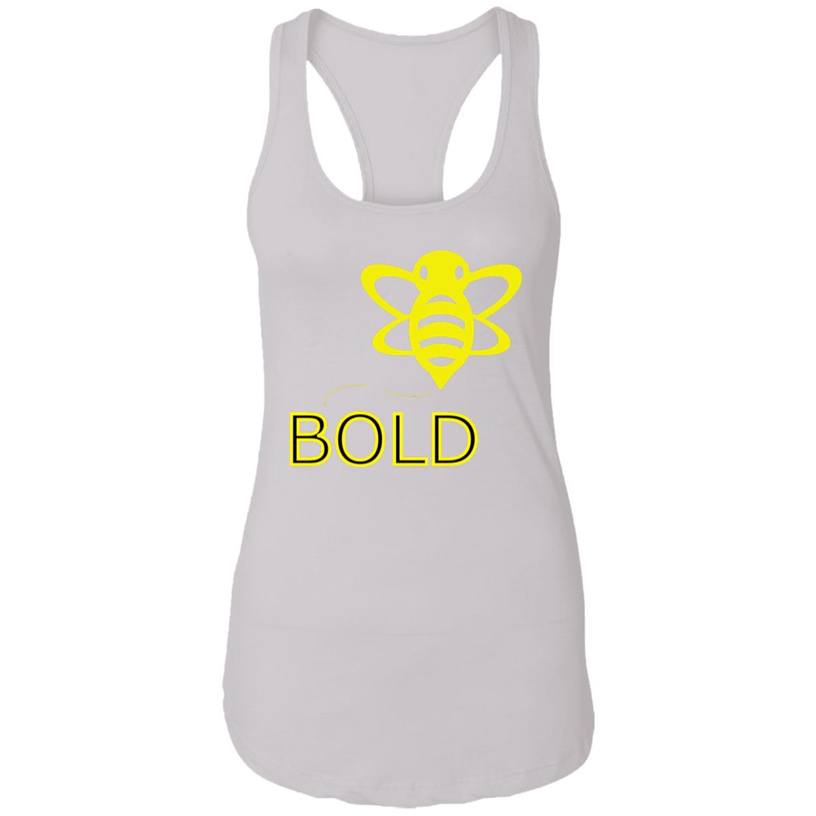 Bee Bold Ladies Ideal Racerback Tank