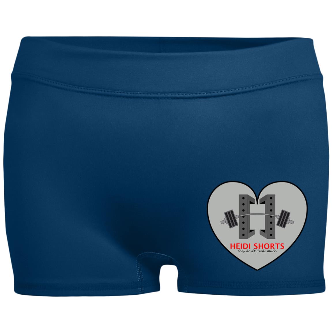 HS Heart Ladies' Fitted Moisture-Wicking 2.5 inch Inseam Shorts