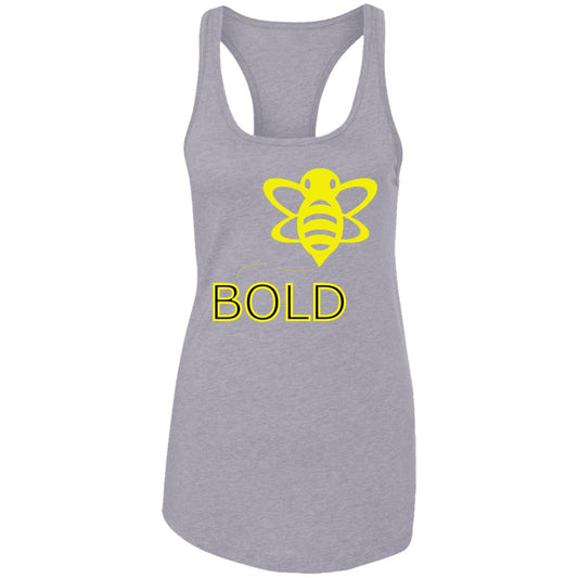 Bee Bold Ladies Ideal Racerback Tank