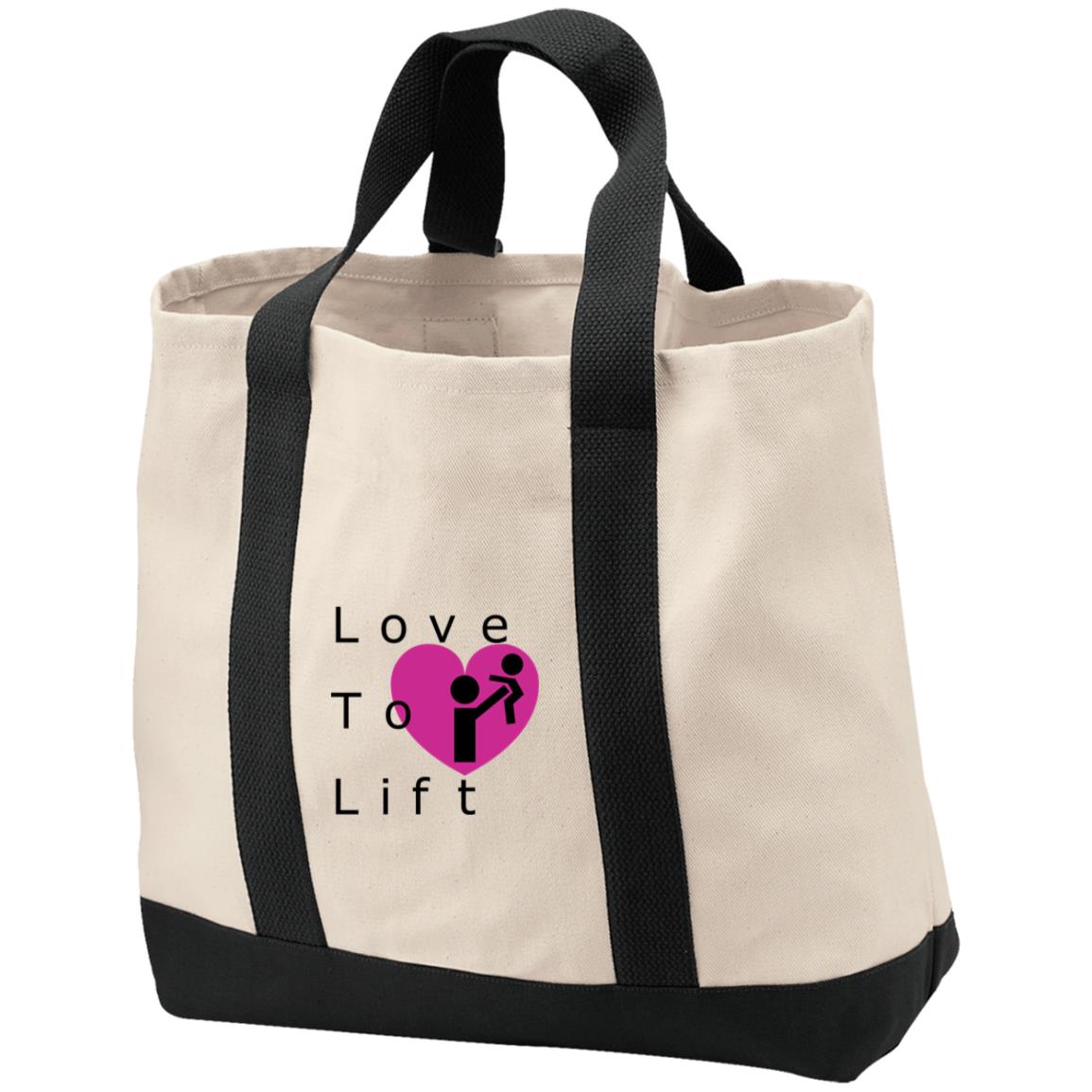 L2L-2-Tone Shopping Tote